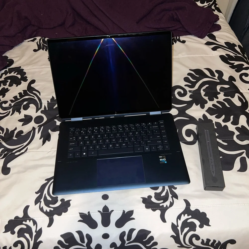 HP Spectre x360 Navy Blue Convertible Laptop with Pen